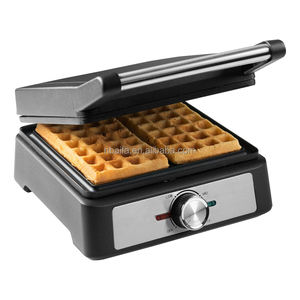 Машина для производства вафель Aifa высокой мощности, 1500 Вт, с каналом переполнения, устраняет беспорядок, с цифровым управлением, вафельница черного цвета - Product Image 5