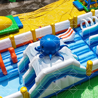 Aire de jeux gonflable géante Château sautant avec avion Thème astronaute Jeux de parc d'attractions gonflables en vente