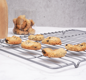 Teglia <span class=keywords><strong>Rettangolare</strong></span> Antiaderente in Acciaio al Carbonio MIXWARES con Griglia per Torte, Pizza, Biscotti - Product Image 6