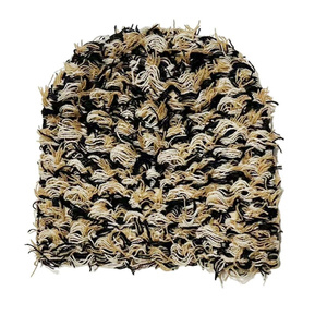 Cagoule Bonnets Hommes Drôle Chapeau En Plein Air Camouflage En Peluche Fuzzy Distressed Tricoté Chapeau <span class=keywords><strong>Ski</strong></span> Masque <span class=keywords><strong>Bonnet</strong></span> Mode Rue Hip Hop Cap - Product Image 4