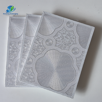 Matériau de cloison sèche stratifié PVC standard 603*1213mm, 7mm 8mm 9mm, pour la décoration intérieure, la construction, plaque de plâtre multi-usages