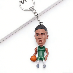 Porte-clés en résine cool <span class=keywords><strong>de</strong></span> <span class=keywords><strong>basket</strong></span>-ball en gros pour poupées porte-clés <span class=keywords><strong>de</strong></span> charme créatif exquis - Product Image 3