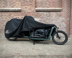 <span class=keywords><strong>Protection</strong></span> contre la pluie, la poussière, le gel et les UV <span class=keywords><strong>2</strong></span> roues extérieures durables <span class=keywords><strong>de</strong></span> haute qualité sans boîte Cargo Bike Cover - Product Image 1