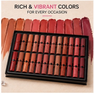 Set de Labiales <span class=keywords><strong>Huda</strong></span> de Alta Calidad con Brillo Mate Antiadherente de Marca Privada en Tonos Nude - Product Image 3