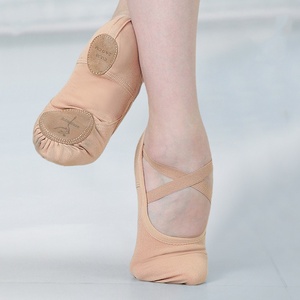 รองเท้าเต้นรำคุณภาพสูง ระบายอากาศได้ดี ยืดหยุ่น พื้นนุ่ม ไม่มีเชือกผูก แบบยูนิเซ็กซ์ ทรงเล็บแมว สำหรับฝึกบัลเลต์ เหมาะสำหรับผู้ใหญ่และเด็ก - Product Image 4