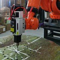 Robot de gravure et de fraisage CNC KUKA pour le métal, le bois, la pierre et le plastique, sculpture de précision automatisée