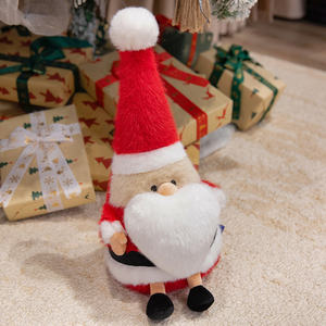 नए प्यारे संत क्लाकस क्रिसमस प्लग खिलौना स्मारिका सजावट के साथ पिप कपास भरने कस्टम आकार - Product Image 2