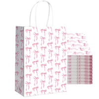Sacs cadeaux en papier kraft robustes personnalisés avec poignées, sacs fourre-tout épais de qualité supérieure pour la vente au détail, les produits de beauté et l'emballage de boutiques