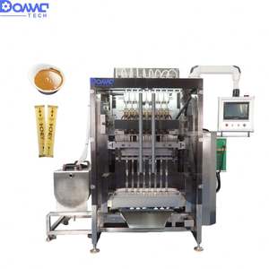 Máquina Envasadora y Llenadora de Sobres de Líquido Totalmente Automática de 2-16 Carriles para Ketchup, Mantequilla de Maní, Mostaza, Salsa de Chile Dulce - Product Image 3