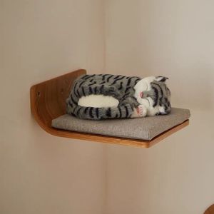 Moderno y cómodo gato escalada estante montado en la pared gato muebles <span class=keywords><strong>madera</strong></span> <span class=keywords><strong>flotante</strong></span> gato árbol - Product Image 3