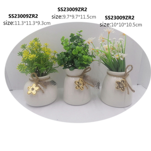 <span class=keywords><strong>Vase</strong></span> en céramique <span class=keywords><strong>à</strong></span> suspendre <span class=keywords><strong>au</strong></span> <span class=keywords><strong>mur</strong></span> de style nordique pour décor de cour extérieure - Product Image 5