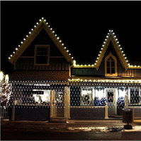 Guirlandes lumineuses LED en plastique pour Noël, 4mx6M, 1.5MX1.5M, 2x3M, avec télécommande, pour jardin, mariage, fête, décoration de vacances, rideau
