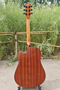 <span class=keywords><strong>Guitare</strong></span> électro-acoustique Aiersi en contreplaqué et acajou massif de 41 pouces, personnalisable, cordes en <span class=keywords><strong>acier</strong></span>, fabriquée en Chine - Product Image 2