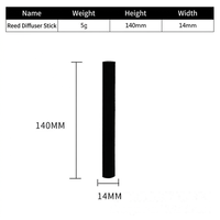 Diffuseur de parfum en verre de 200 ml, bougie de soja aromathérapeutique de haute qualité, noire, non toxique, de luxe