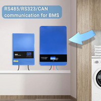 Batterie domestique Power Wall 48V 51.2V 100Ah 5kWh Lifepo4, stockage d'énergie solaire hors réseau/sur réseau, pack de batteries Lifepo4, stock européen