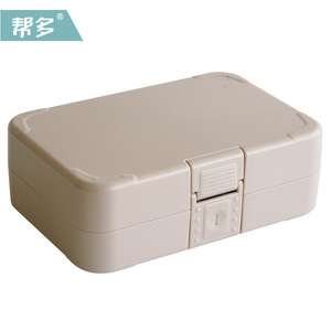Bangduo Plastic Rectangle <b>Lunch</b> <b>Box</b> Single Layer Solid Color For All Users - Product Image 3