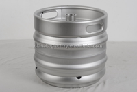 Kelas Makanan Kosong AISI 304 Baja Tahan Karat Euro Draft Tong Barel 20l 30L 50 Liter Tong Bir Peralatan Homebrew