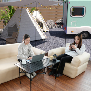 Canapé pliable automatique à gonflage rapide pour salon, <span class=keywords><strong>chaise</strong></span> pliante gonflable portable avec <span class=keywords><strong>housse</strong></span> en tissu pour camping extérieur - Product Image 2