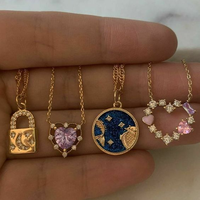 Collier personnalisé en acier inoxydable plaqué or 18 carats à la mode, collier astrologique avec signe du zodiaque céleste pour femmes