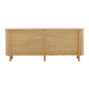 Modern Wood Storage <b>Sideboard</b> Cabinet with Decorative Design and Functional Compartments for Dining Room Furniture - Product Image 6