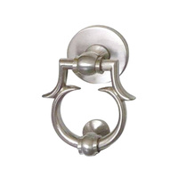 Poignée de porte noire en alliage de zinc laiton antique, motif tête de lion personnalisée, pour entrée
