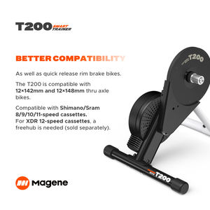 Magene-Entrenador de bicicleta inteligente T200, accesorios de bicicleta, calibración cero electromagnética - Product Image 4