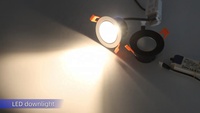 Spot LED encastré orientable pour plafond 2700K 3000K 4000K 5000K 6000K