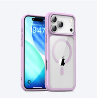 Coque de téléphone magnétique transparente personnalisée, durable et antichoc pour iPhone 17 Pro Max 16 15 14 13 12 Plus Pro