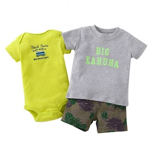 6 à <span class=keywords><strong>24</strong></span> <span class=keywords><strong>mois</strong></span> <span class=keywords><strong>short</strong></span> chemise barboteuse 3 pièces vêtements été bébé garçon vêtements ensembles - Product Image 4