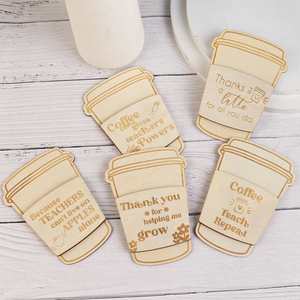 กลับไปที่ที่วางบัตรของขวัญกาแฟแบบไม้ ของขวัญจบการศึกษาสำหรับครู - Product Image 2