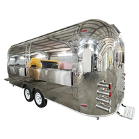 Remorque alimentaire mobile Caravane alimentaire en acier inoxydable avec camion KitchenFood en vente