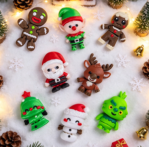 Figuras Navideñas <span class=keywords><strong>en</strong></span> Miniatura al por Mayor, Impresas <span class=keywords><strong>en</strong></span> 3D, Santa, <span class=keywords><strong>Grinch</strong></span>, Hombre de Nieve de Jengibre, para Minoristas, Decoración Navideña DIY, Manualidades - Product Image 1