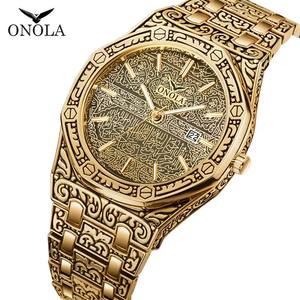 Drioshipping Montres pour hommes Marque ONOLA Montre-bracelet d'affaires étanche Montres de luxe pour hommes Quartz Wholesale Watches Men ON3812 - Product Image 6