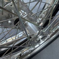 Kit de roues Supermoto CNC Surron Light Bee 17 pouces 1.60 2.15 en aluminium argenté avec pneus CST avant et arrière pour moto électrique tout-terrain