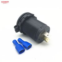 Adaptador de Corriente para Vehículo de 12V 24V, Enchufe de Alimentación con Doble USB 3.1A de Carga Rápida, Encendedor de Cigarrillos para Auto Sin Lámpara