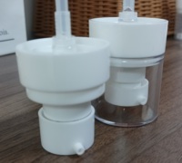 Pompe à lotion cosmétique UPG, distributeur PP pour flacon de sérum ou crème pour soins de la peau, logo personnalisé OEM UPG