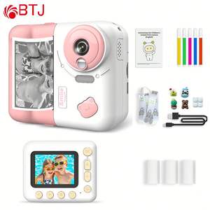 Nueva Mini Cámara Infantil con Pantalla IPS HD de 2.4 Pulgadas, Gran Angular de 180° y Función de Grabación para Impresión Instantánea - Product Image 2