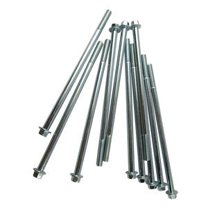 Boulons à bride M8*175 résistants à la rouille, type hexagonal allongé, pour moteurs à essence/moteurs électriques, fabriqués en acier au carbone - Product Image 5