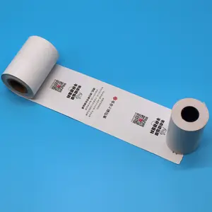 customized preprinted thermal paper rolls 3 1/8 x 230 57 x 40 bpa free