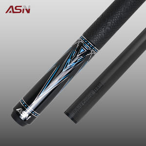 Queue de billard professionnelle ASN TZ-S01 en fibre de carbone de haute qualité, longueur 147 cm, poids 19,5 oz, pointe de 12,5 mm, 2 pièces - Product Image 5