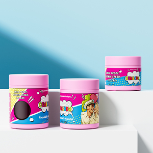 Sáng Tạo Biểu Tượng Tùy Chỉnh In Ấn 3Oz 4Oz Trẻ Em Chịu Mài Mòn Lọ Thủy Tinh Với Nắp Màu Đen 3.5G Khô Hoa Thảo Mộc Stash Mùi Bằng Chứng Container - Product Image 6