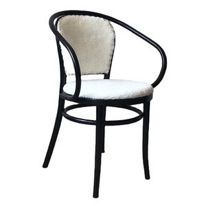 Nordico moderno di lusso sedie da pranzo soggiorno imbottito poltrona con gambe <span class=keywords><strong>in</strong></span> legno massello ristorante mobili per la casa - Product Image 3