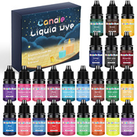 36 couleurs cire de soja Pigment colorant haute concentration fait à la main bougie savon couleur Essence bricolage aromathérapie matériaux