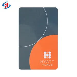 Carte-clé intelligente personnalisée NFC 13.56Mhz carte RFID S50 contrôle d'accès PVC RFID carte-clé d'hôtel