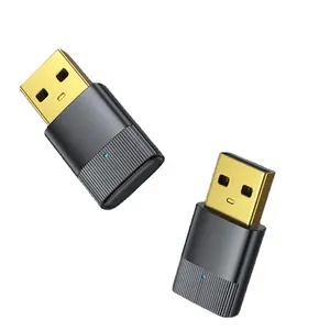 무료 샘플 B12 USB 블루투스 5.0 송신기 무선 음악 오디오 동글 어댑터 핸즈프리 PC 스피커 마우스 노트북