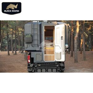 Camper Scarrabile In Vetroresina Per Pick-Up Fuoristrada Con Struttura In Acciaio Inox - Product Image 3