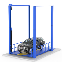 Nouvel Ascenseur Vertical à Quatre Poteaux sur Mesure, Fabriqué en Chine, à Prix Abordable, pour Voitures, Capacité de Charge de 3 Tonnes, Idéal pour les Hôtels