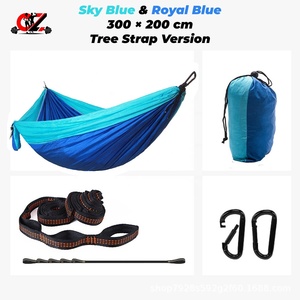 Lightweight Nylon Camping Gear Hammock Kit for <b>Child</b> Portable Outdoor Sleeping Hammock for <b>Backpacking</b> and Adventure - Product Image 2
