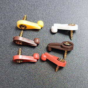 Clip de fixation en plastique pour miroir, boucle de fixation murale détachable, résistant à la corrosion, pour armoires, placards, bibliothèques, miroirs - Product Image 3