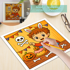 Libro da colorare di Halloween 24 fogli, ideale per il divertimento di Halloween per bambini - Product Image 5